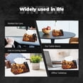 thumbnail image 6 of Tissue Box Cover, Autumn Squirrel Glowing Light Rectangular Leather Tissue Holder - Tissue Case Facial Paper Organizer for Bathroom, Vanity Countertop, Tabletop, Car, Napkin, 6 of 6