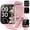 Pink, variant on EYIIOSS Smart Watch Fits for Android and IPhone, Smartwatch for Women Men with Alexa Built-in, 1.85" HD Touchscreen Fitness for Gift Pink