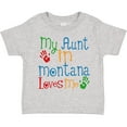 thumbnail image 3 of Inktastic My Aunt in Montana Loves Me Boys or Girls Toddler T-Shirt, 3 of 5