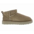 thumbnail image 2 of UGG Classic Ultra Mini Boot Suede Womens Shoes Size 10, Color: Sand, 2 of 5