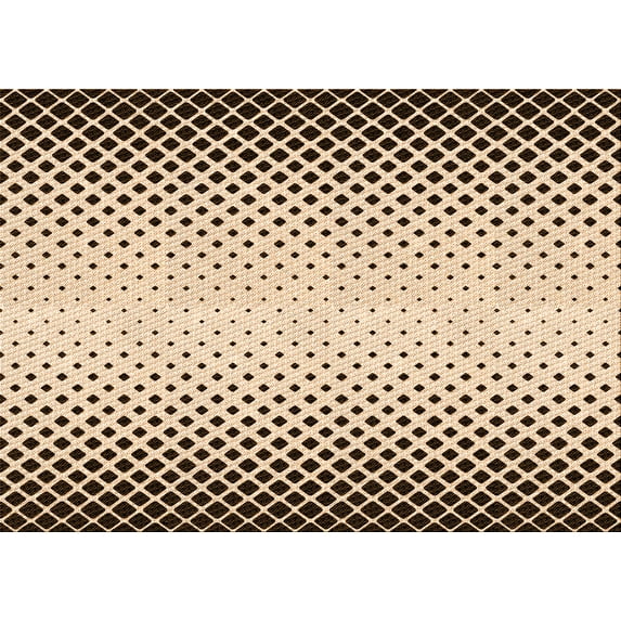 Ahgly Company Machine Washable Indoor Rectangle Transitional Golden Blonde Gold Area Rugs, 3' x 5'