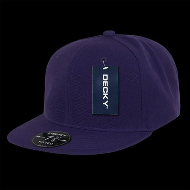 Decky RP1-PL-PUR-28 Casquette Rétro Ajustée, Violet, Taille 7,63