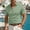 Green, variant on FRSASU Short Sleeve Polo Shirts for Men Casual Lapel Collar Pullover Tee Shirt Loose Fit Half Button Down T-Shirts Yellow