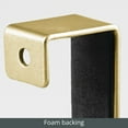 thumbnail image 4 of mDesign Kitchen Over-Door Cabinet Towel Holder, 9.84" Wide, Soft Brass, 4 of 6