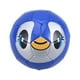 thumbnail image 1 of KAKOWELY 1 pelota de fútbol inflable pequeña de PVC para niños, ideal para actividades al aire libre (fondo azul con estampado de pingüino)., 1 of 4