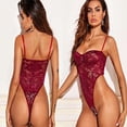 thumbnail image 5 of uublik Valentines Lingerie Set for Women Plus Size Babydoll Lace Bodysuit Sexy Naughty, 5 of 5