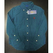 Polo Ralph Lauren GREEN Boy's Checks Shirt, US 3/3T