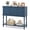 Blue, variant on Costway Console Table with 2 Drawers & 2 Door Cabinets, Open Storage Shelf for Living Room Blue
