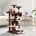 thumbnail image 1 of 52 inch Cat Scratching Tree, Large Cat Playing House Cat Activity Tree Tower, 1 of 8