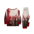 thumbnail image 4 of Kintue Ultra Soft Family Halloween Pajamas Matching Sets Festive Prints 2-Piece Long Sleeve Pjs Pants for Women Men, 4 of 5