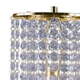 thumbnail image 2 of Benzara BM240890 Metal Stalk Design Table Lamp with Hanging Crystals Shade, Gold, 2 of 5