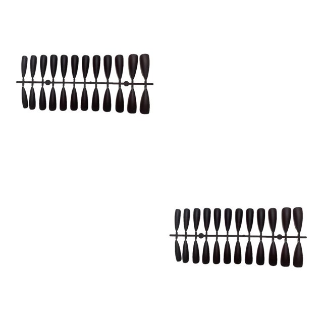 Minnieouse Tabletas para mejorar las uñas Diseño elegante de puntos No susceptible a las alergias Puntas de manicura para uñas falsas JM-09Ink Blue Type3 NO3 Minnieouse CBP456173