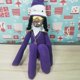 thumbnail image 2 of Superior Snoop on a Stoop Christmas Elf Doll Purple, 2 of 5