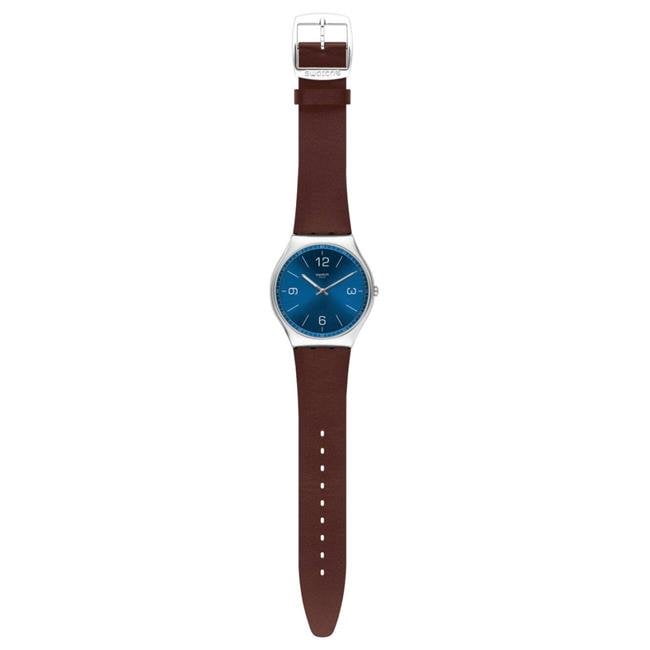 Swatch SS07S101 Skinwind Mens Blue Dial Watch\u0026#44; Stainless Steel |  Walmart Canada