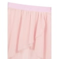 thumbnail image 5 of Aislor Kids Big Girls High Low Chiffon Dance Skirt for Lyrical Ballet Latin Jazz Stage Performance 6-16 Pink 12, 5 of 7