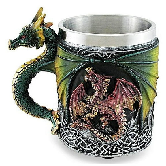 Mythical Fantasy The Conception Of Fire Beowulf Dragon Beer Stein Tankard Coffee Cup Mug Great Gift For Dragon Lovers Party Hosting Centerpiece Fantasy Movie Drink Companion
