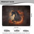 thumbnail image 7 of KEIAHUAN Fiery Black Horse Car Trunk Mat 29" x 39" Universal Non Slip Cargo Liner, Full Protection Easy to Clean for Most Cars SUV and Trucks, 7 of 7