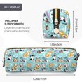 thumbnail image 3 of Disketp Dogs Estuche de Lápices de Cuero con Cierre, Estuche Compacto para Papelería, Bolígrafos y Accesorios Pequeños, 3 of 7