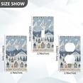 thumbnail image 7 of Yayeee Blank Wall Plate Cover 1-Gang 4.5"x2.7" Home Unused Decorative Outlet, Winter Village Serenity, 7 of 7
