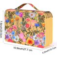 thumbnail image 2 of GHSDFBB Twill Fabric Pencil Case with Zipper Closure, Yellow Flower, 252 Count, 2 of 6