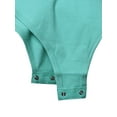 thumbnail image 5 of A2Y Women's Fashion Basic Premium Cotton Racerback Tank Body Suit Ash Mint M, 5 of 5