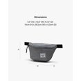 thumbnail image 2 of Hip Pack Herschel Supply Co. Herschel Classic Raven Crosshatch, 2 of 7