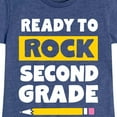 thumbnail image 3 of Instant Message - Ready To Rock Second Grade - Toddler And Youth Girls Short Sleeve Graphic T-Shirt, 3 of 6