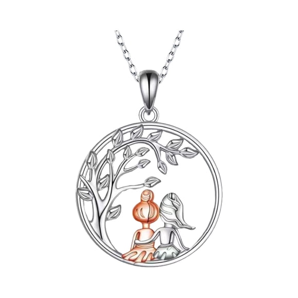 SIfdSeng Sister Birthday Gifts from Sister Sterling Silver Tree of Life Sisters Necklace with Sister Jewelry Gifts for Women Girls Daughter Friends Birthday