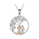 thumbnail image 1 of Hermana Regalos de cumpleaños de la hermana de plata Árbol de la Vida Hermanas Collar con Cristal Hermana Joyería Regalos para Mujeres Niñas Hija Cumpleaños, 1 of 8