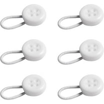 Monebena 6 Pcs Shirt Collar Button Extenders, Elastic Collar Extenders for Mens Shirts, Dress Shirt Tie Neck Collar Button Expanders for Expanding Length Men Women Dress Shirts Collar Extension