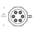 thumbnail image 3 of Speakman S-2255-E175 Vintage Shower Head, 1.75 GPM, Polished Chrome, 3 of 4