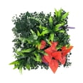 thumbnail image 3 of jifeng 9.8x9.8inch Simulation Grass Greenery Wall Panel Decor for Balcony Accessory Style E, 3 of 9