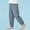 Blue, variant on Juslio Girls Pants Casual Solid Big Leg Tied Home Black