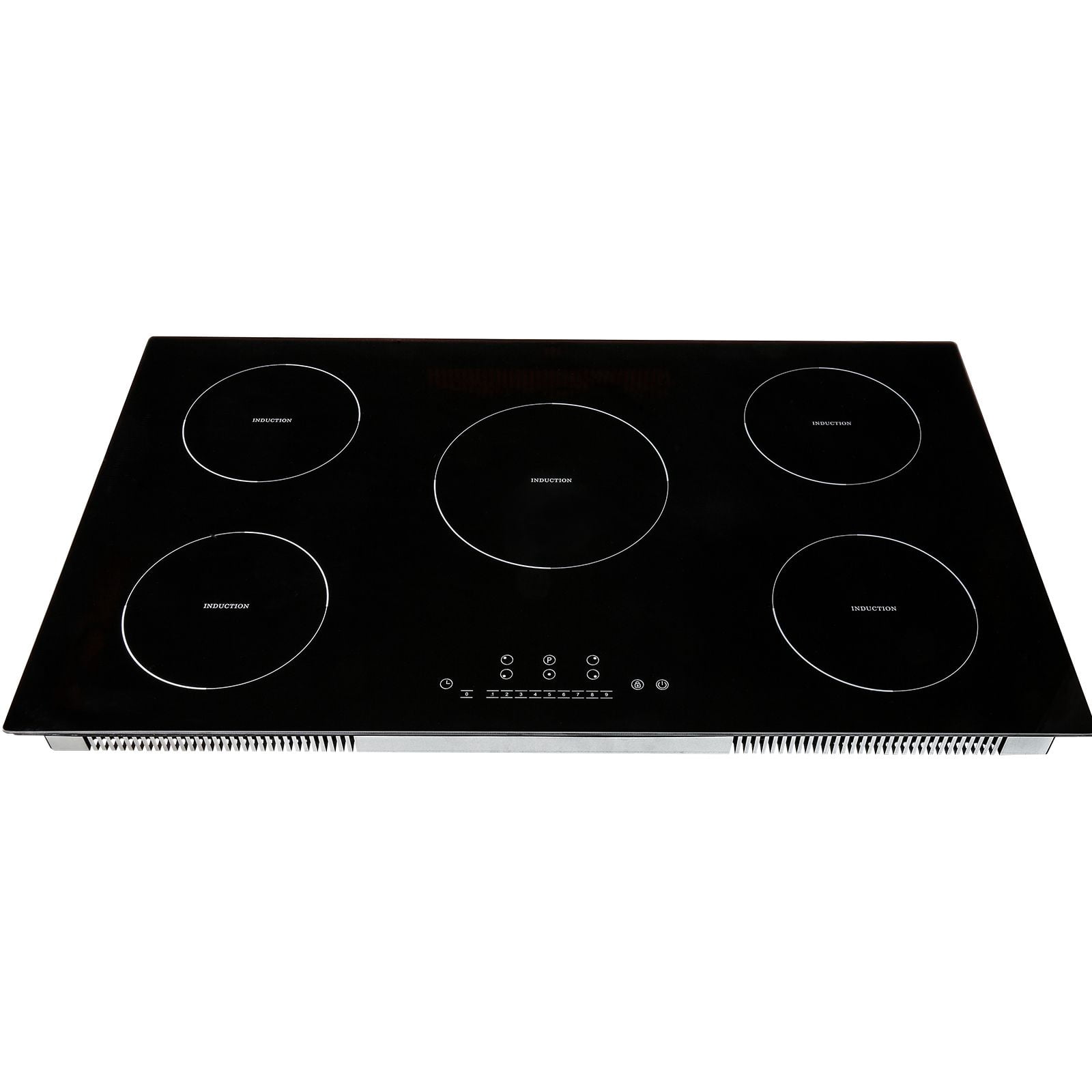36" Built-in Induction Cooktop, 5 Burner Magnetic Stove Top with 9 Power Levels, 9200W Electric Range&Child Safety Lock
