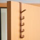 thumbnail image 3 of Moyic Colgador trasero para puerta de armario, gancho para ropa, armario, toallero, soporte para llaves, organizador Vertical para baño y hogar Almacenamiento y organización del hogar Café Moyic HA078751-02, 3 of 6
