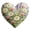 🍒 G_Base#3656, variant on Heart Shaped Floral Throw Pillows Romantic Home Decor • Soft Fabric Decorative Cushion • Cozy Accent Cushion • Valentine's Day Wedding Anniversary Gift