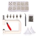 thumbnail image 1 of Toystoory Juego de máquina de ajuste de perlas de 4-10mm, botones de remache, fijación de cuentas, sombrero, falda, camisa, pantalones, accesorio de ropa Tela de costura y artesanía Tipo 27 Toystoory HA009177-11B, 1 of 6
