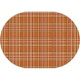 thumbnail image 3 of Fall Decor, Oval Fall Tablecloth, Autumn Thanksgiving Table Cloth, Checkered Waterproof Wrinkle Resistant Table Cover for Thanksgiving Holiday Kitchen Dining Room Indoor Outdoor Decor, 60×84 inch, 3 of 5