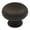 Bronze, variant on Hickory Hardware Cottage Collection Knob, 1-1/8" Dia. - Satin Nickel