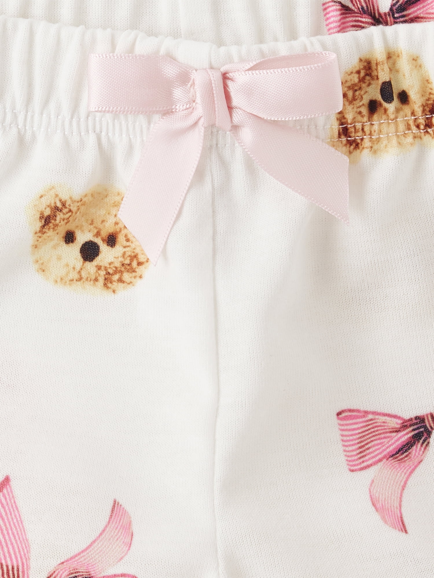 The Children's Place Baby & Toddler Girls Short Sleeve Teddy Bear PJs, Sizes 12M-5T