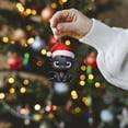 thumbnail image 1 of 2D Cartoon Cute Christmas Acrylic Holiday Tree Decoration Pendant For Car Interior Festive Ornament, 1 of 5