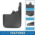 thumbnail image 3 of Unique Bargains Front & Rear Side Automotive Mud Guards Splash Compatible for Ford F-250 2011-2016, 3 of 6