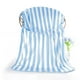 thumbnail image 1 of Dry Bath Towel Velvet Striped | Absorbent Quick-Dry Thick Warp-Knitted Polyester | Soft No-Shedding | 1 Piece | 27.5x55.1 in | Multiple Colors | Home Gym Beach, 1 of 6