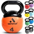 thumbnail image 1 of Set de pesas rusas Aeromat Elite Mini de 2 x 2 kg para mujer, color naranja, 1 of 5