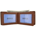 thumbnail image 5 of Moga Men's Bifold Genuine Leather Wallet With Double Center Flap And 3 ID Windows (Tan), 5 of 6