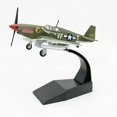 thumbnail image 2 of SUTENGDA 1/72 Scale US P51 Mustang Fighter Plane Model Metal Fighter Military Static Display Model Toys, 2 of 9