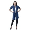 thumbnail image 2 of Moomaya Cardigan Long à Manches Mi-Longues Ouvert pour Femmes Coupe Légère d'Été, 2 of 7
