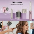 thumbnail image 2 of 5 in 1 Hair Dryer Brush Auto Curling, Straightening Combing Multi Hair Styler one Step Professional hot air Brush Set Blow Dryer for Fast Drying, 2 of 7