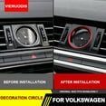 thumbnail image 5 of 2025 New Arrival Car Dashboard Center Clock Trim Styling Decorative Ring Cover for Volkswagen Passat B8 Car Accessories, 5 of 6