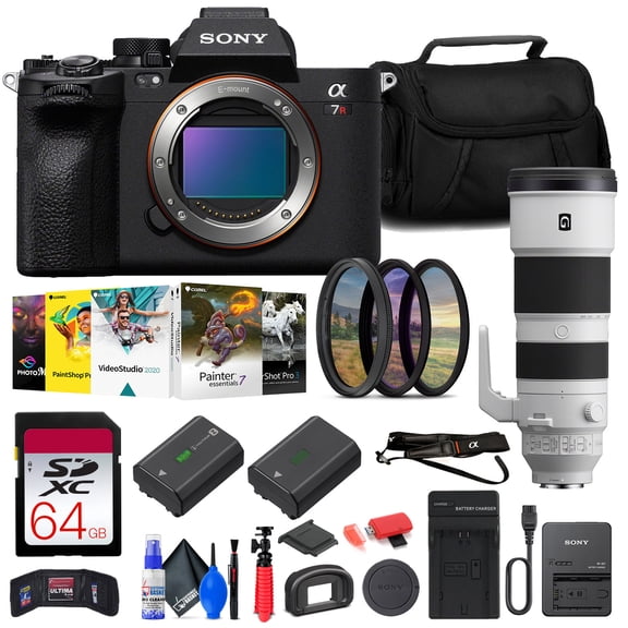 Sony a7R V Mirrorless Camera with Sony FE 200-600mm Lens Bundle (International Model)